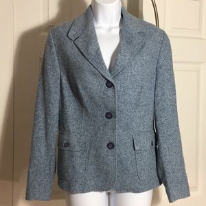 L.L. Bean Wool/Silk Blazer - M Petite